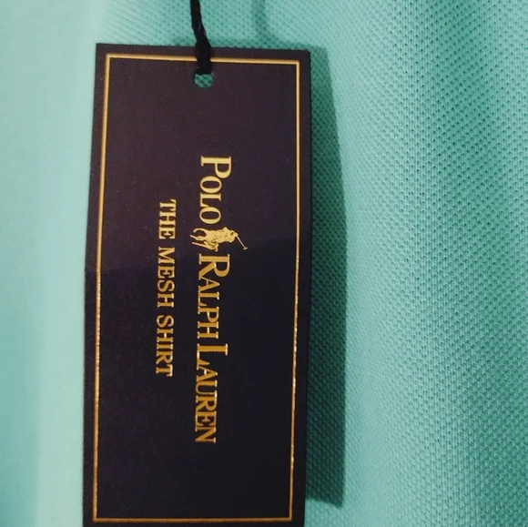 Polo by Ralph Lauren Bright Blue Polo The Mesh Shirt - Picture 5 of 8